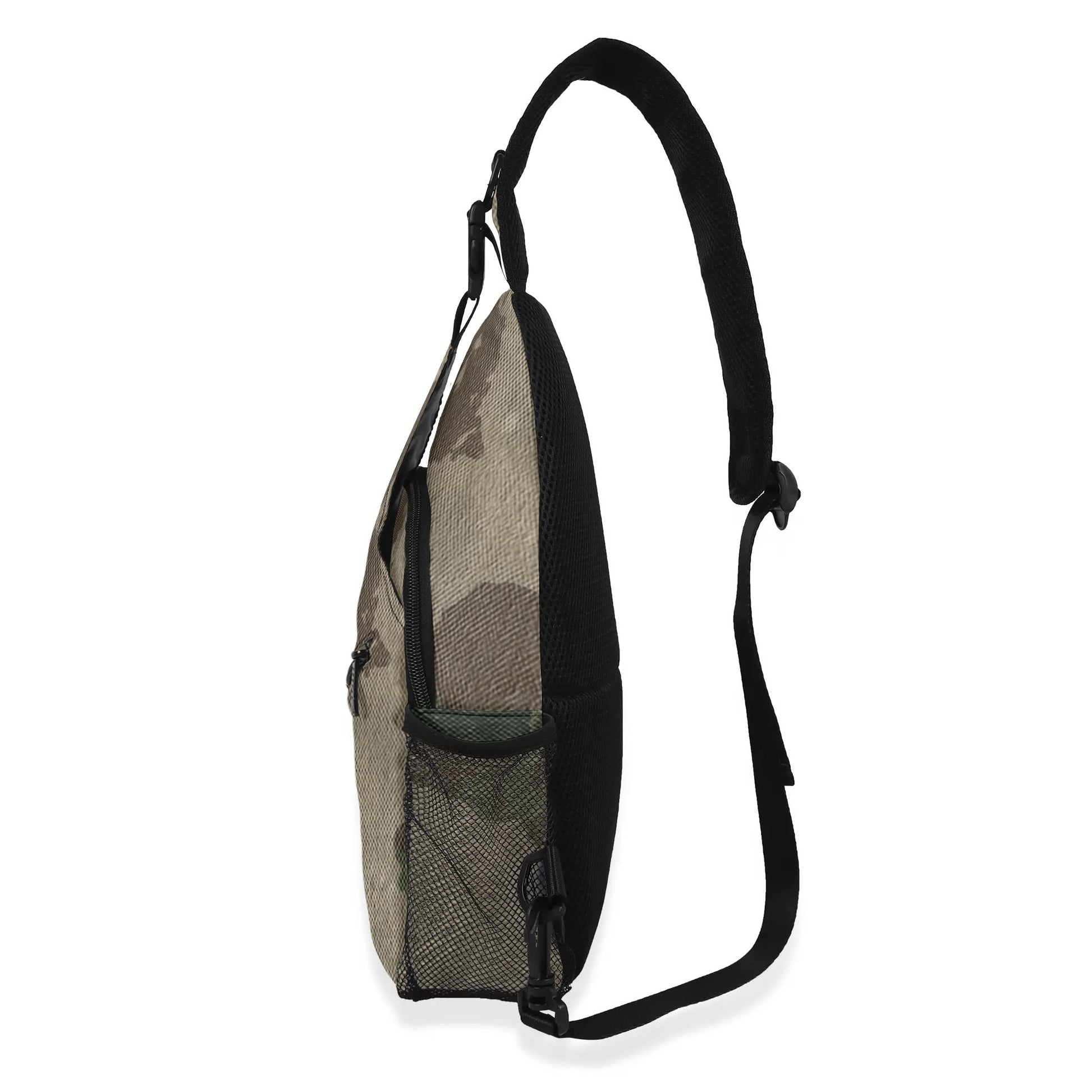 Camo Bag | Dirty Old Brown Camouflage | Chest Crossbody