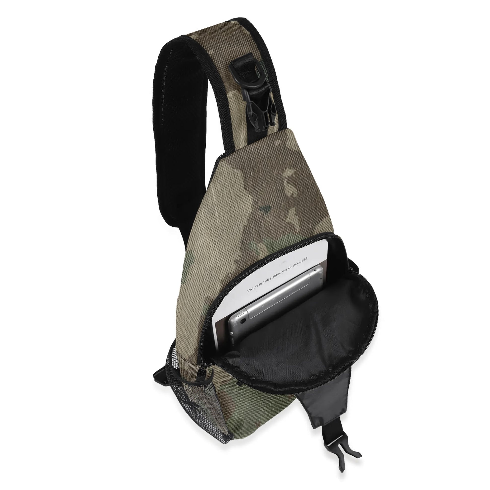 Camo Bag | Dirty Old Brown Camouflage | Chest Crossbody