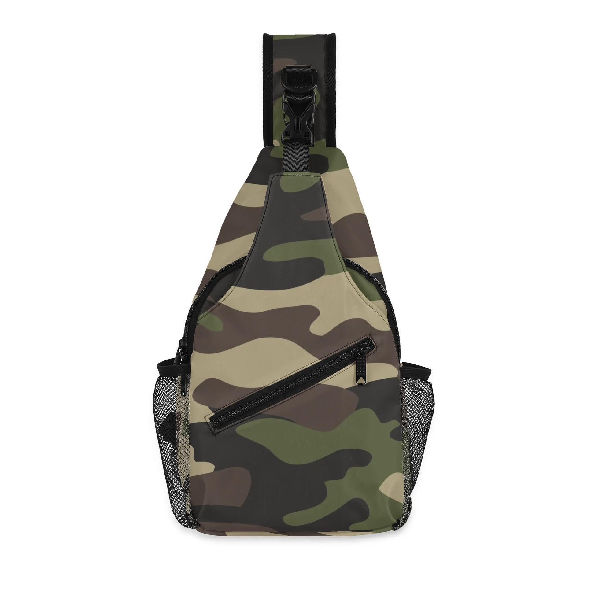 Camo Bag | Classic Green Camouflage | Chest Crossbody