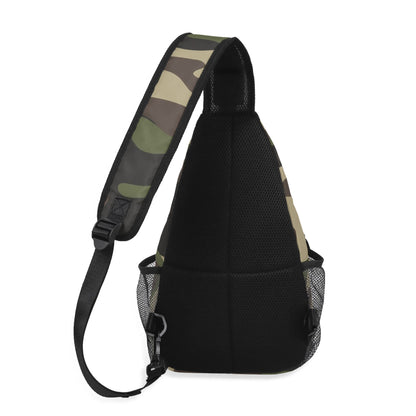 Camo Bag | Classic Green Camouflage | Chest Crossbody