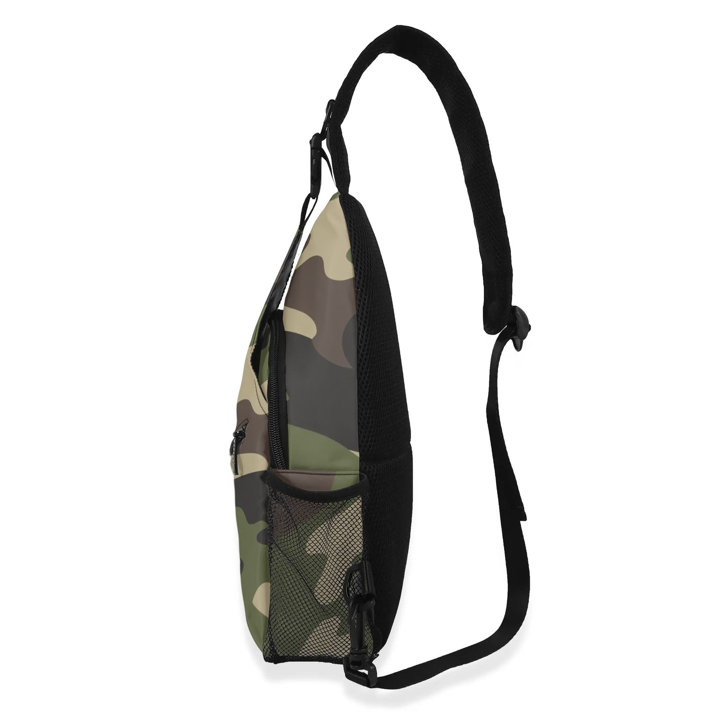 Camo Bag | Classic Green Camouflage | Chest Crossbody