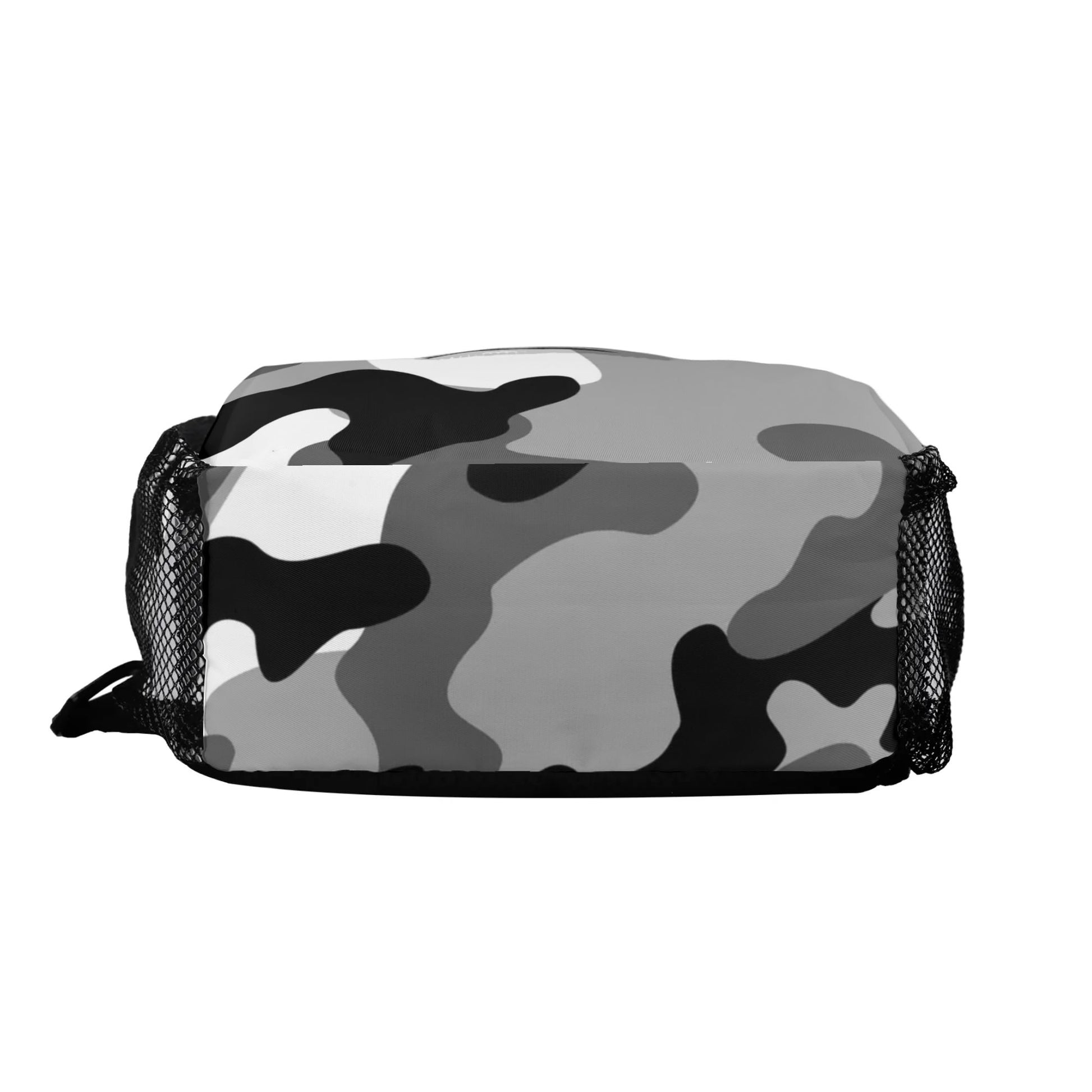 Camo Bag | Black, White & Gray Camouflage | Chest Crossbody