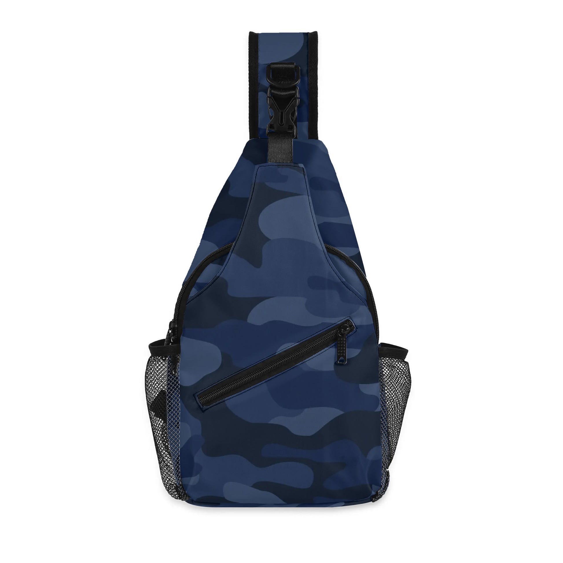 Camo Bag | Deep Blue Camouflage | Chest Crossbody