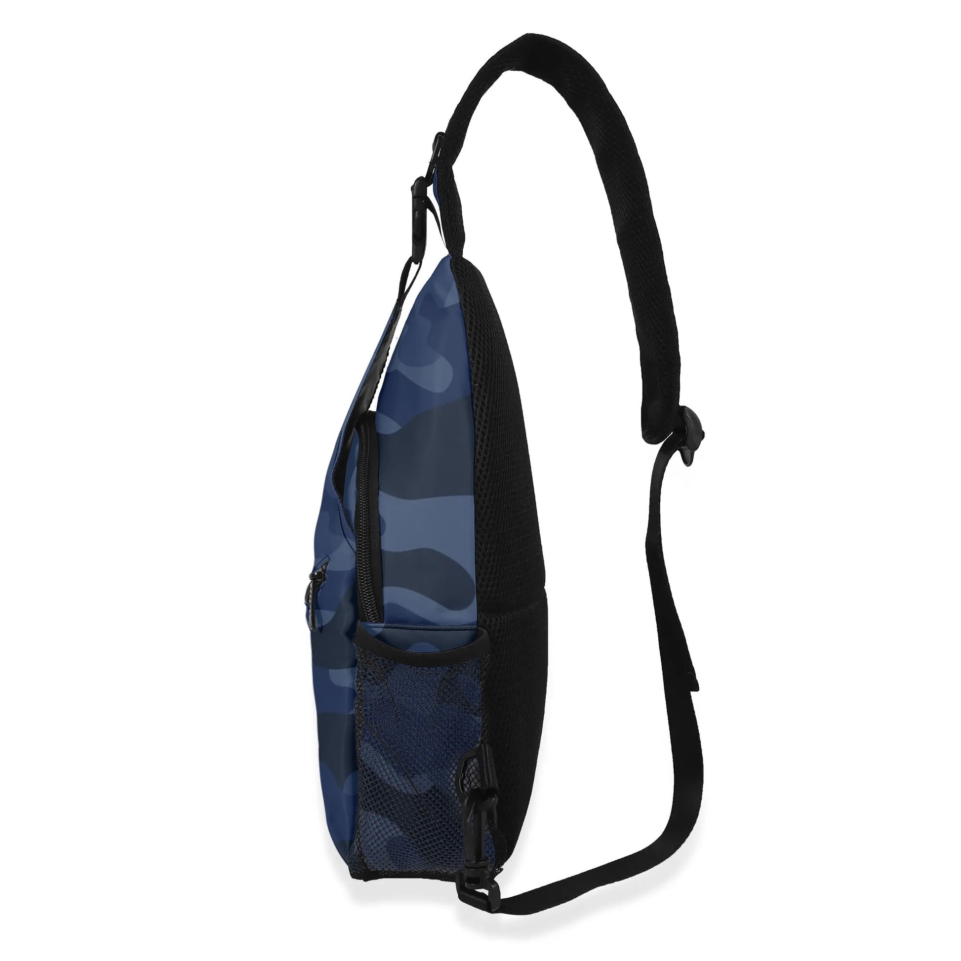 Camo Bag | Deep Blue Camouflage | Chest Crossbody