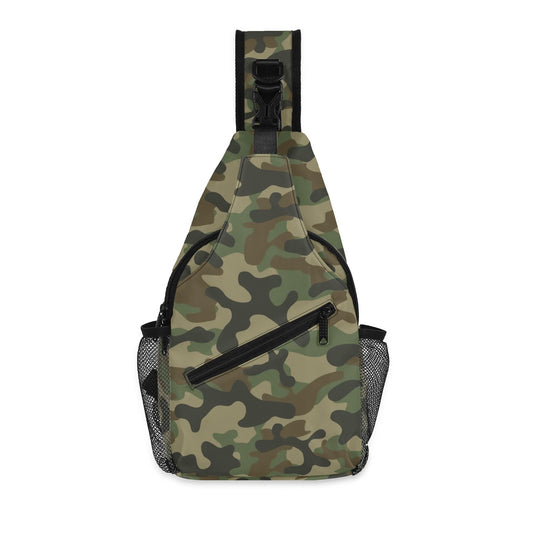 Camo Bag | Military Brown Camouflage | Chest Crossbody