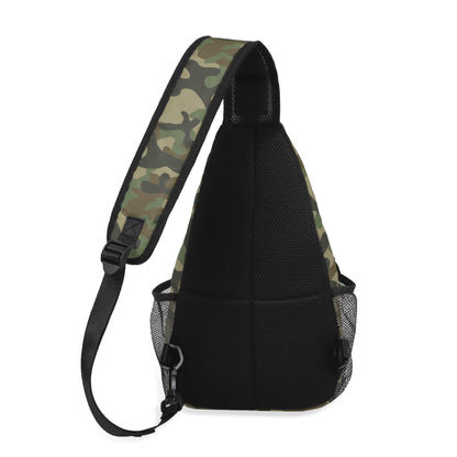 Camo Bag | Military Brown Camouflage | Chest Crossbody