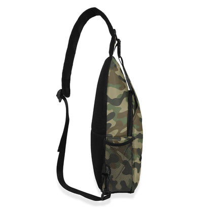 Camo Bag | Military Brown Camouflage | Chest Crossbody