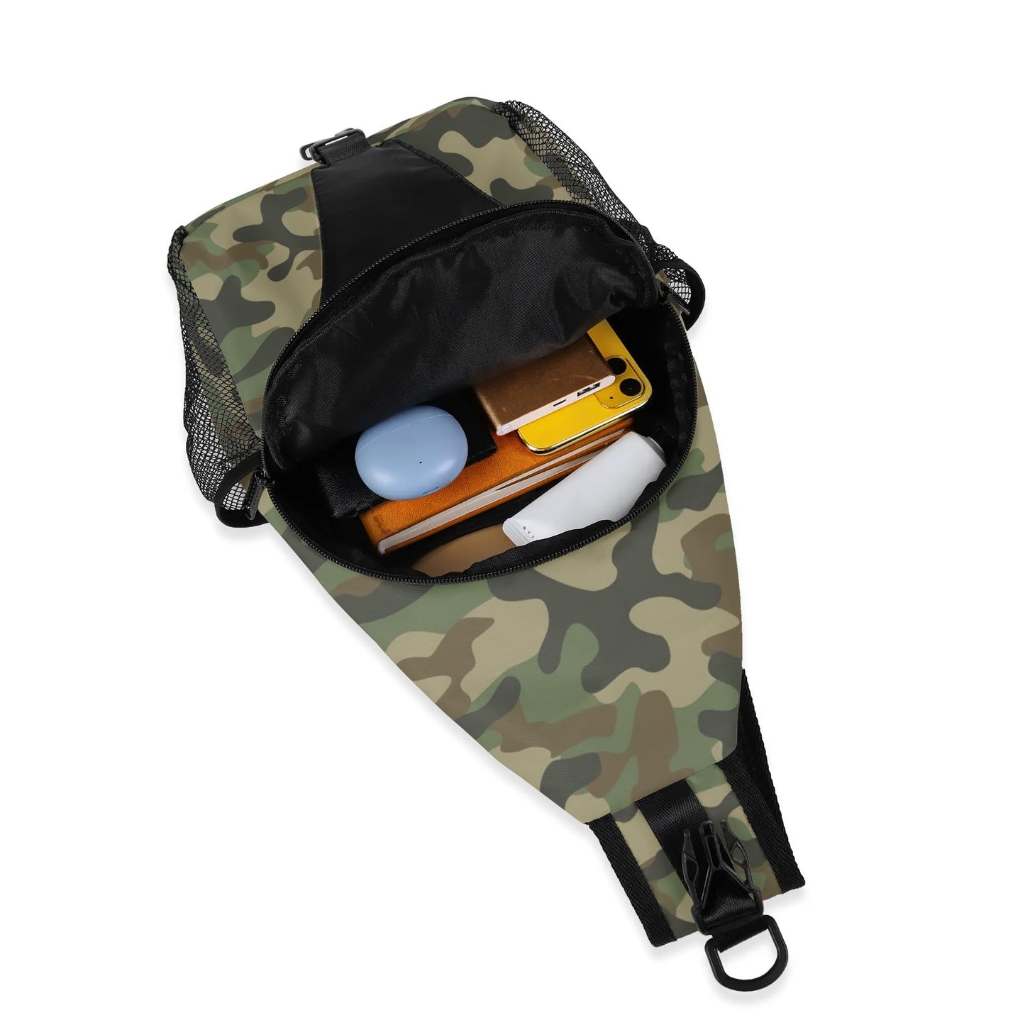 Camo Bag | Military Brown Camouflage | Chest Crossbody