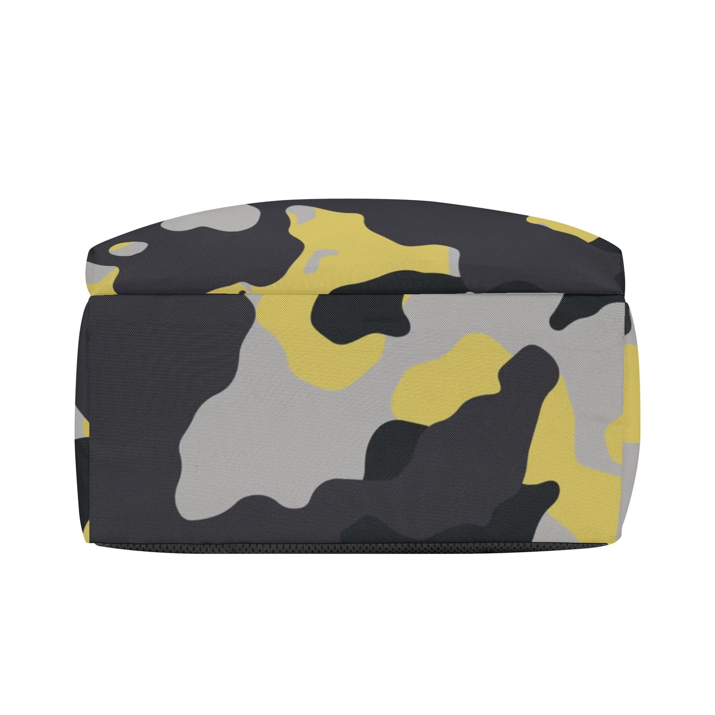 Camo Backpack | Yellow, Black & Silver Camouflage