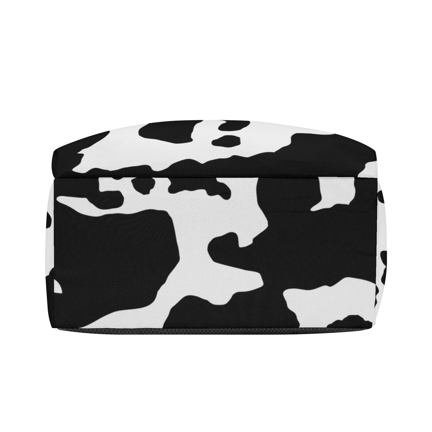 Camo Backpack | Black & White Cow Camouflage