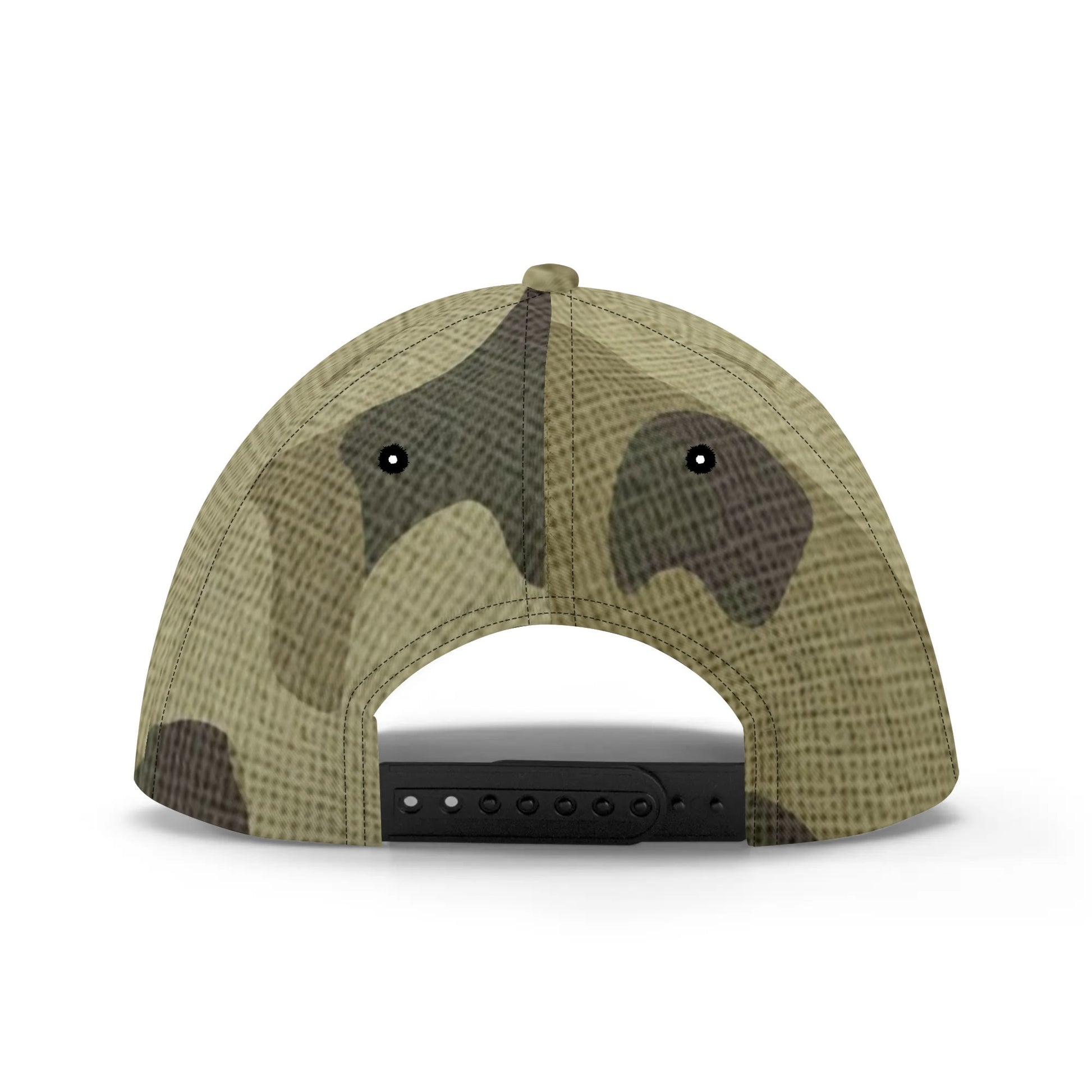 Camo Baseball Cap | Green Fabric Camouflage