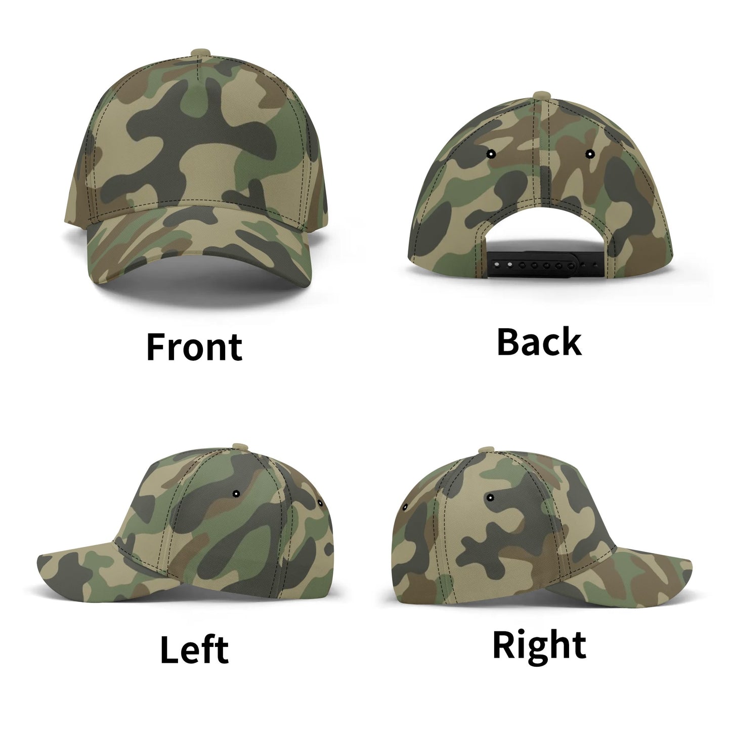 Camo Baseball Cap | Military Brown Camouflage