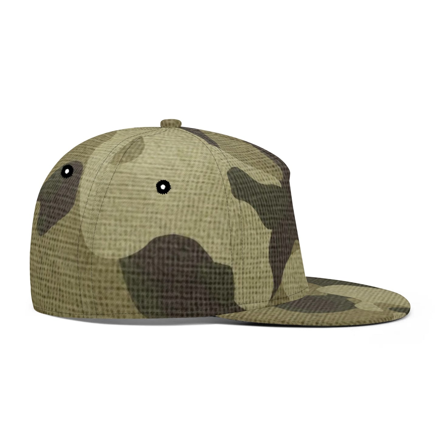 Camo Snapback | Green Fabric Camouflage