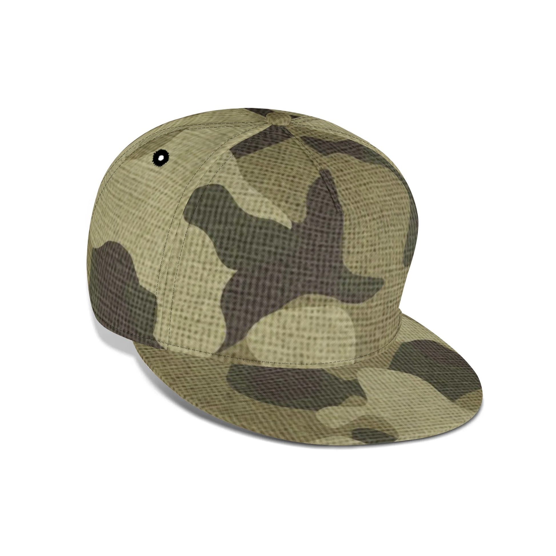 Camo Snapback | Green Fabric Camouflage