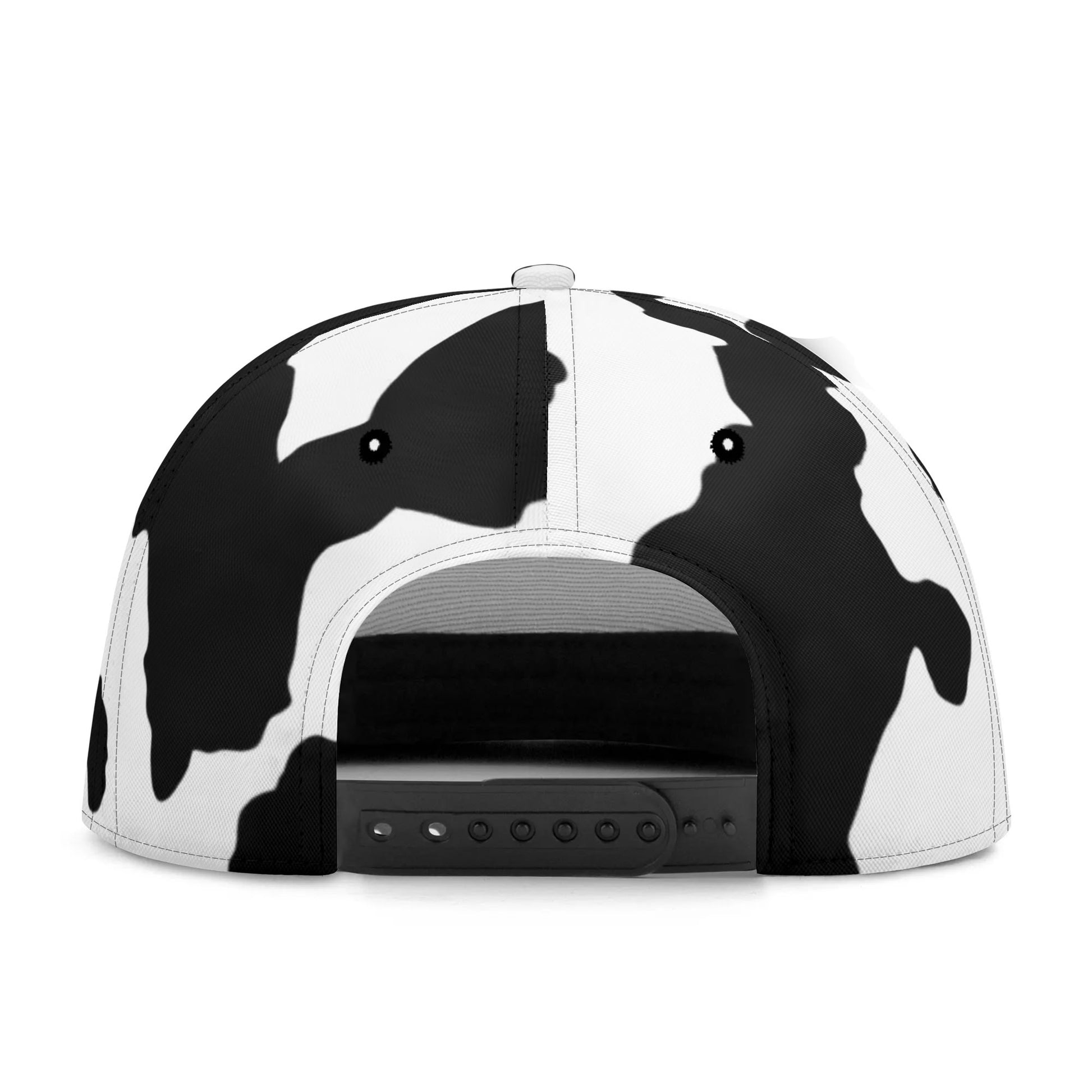 Camo Snapback | Black & White Cow Camouflage