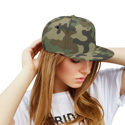 Camo Snapback | Military Brown Camouflage