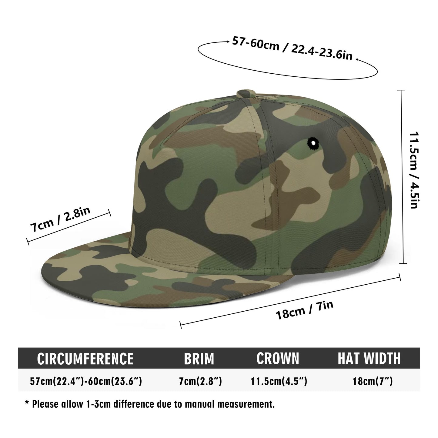 Camo Snapback | Military Brown Camouflage