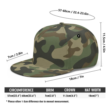 Camo Snapback | Military Brown Camouflage