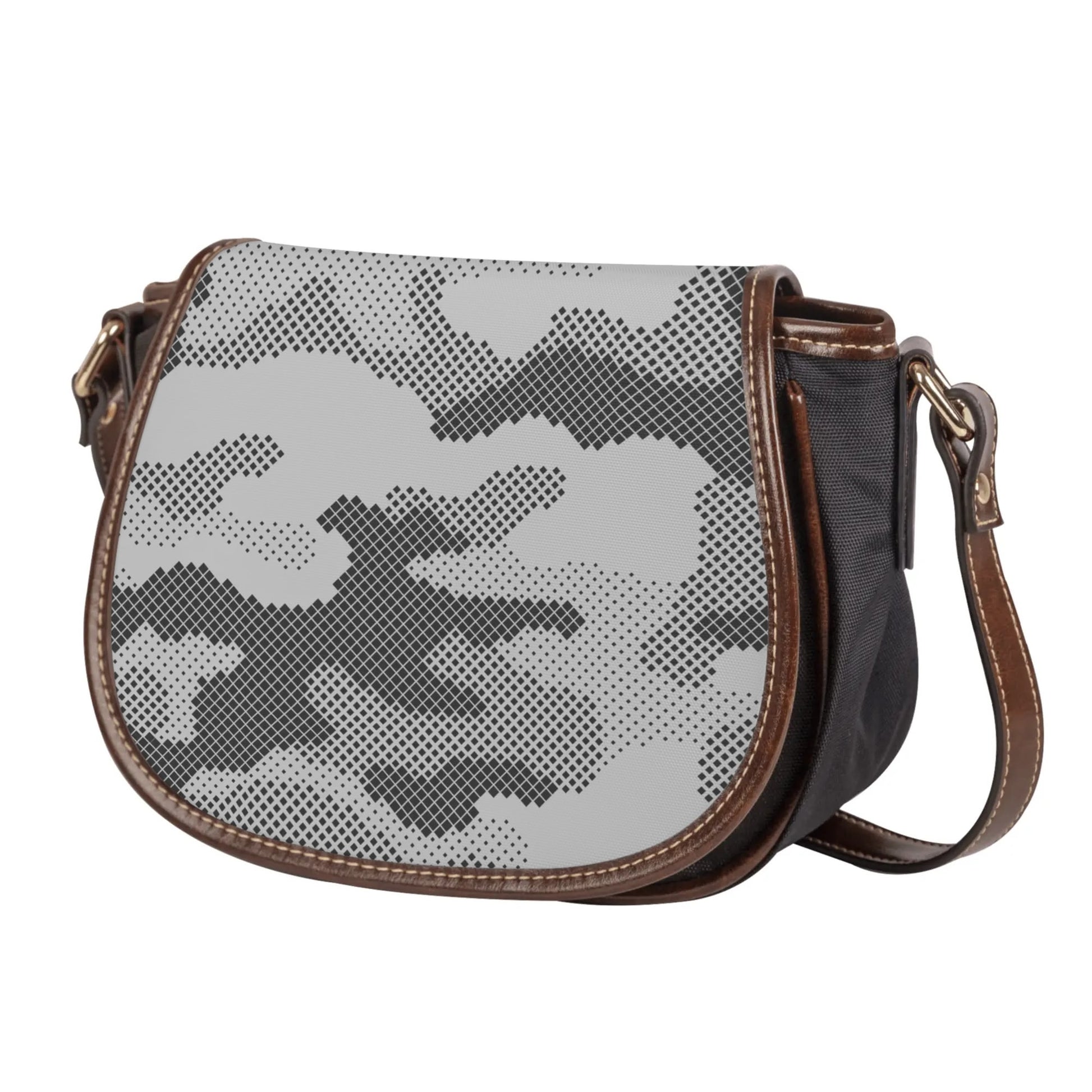 Saddle Bag | Digital Gray Camouflage