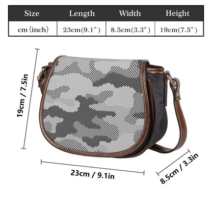 Saddle Bag | Digital Gray Camouflage