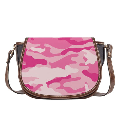 Saddle Bag | Lavender Pink Camouflage