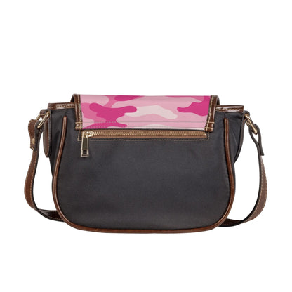 Saddle Bag | Lavender Pink Camouflage