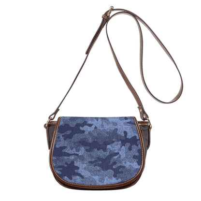 Saddle Bag | Denim Blue Camouflage