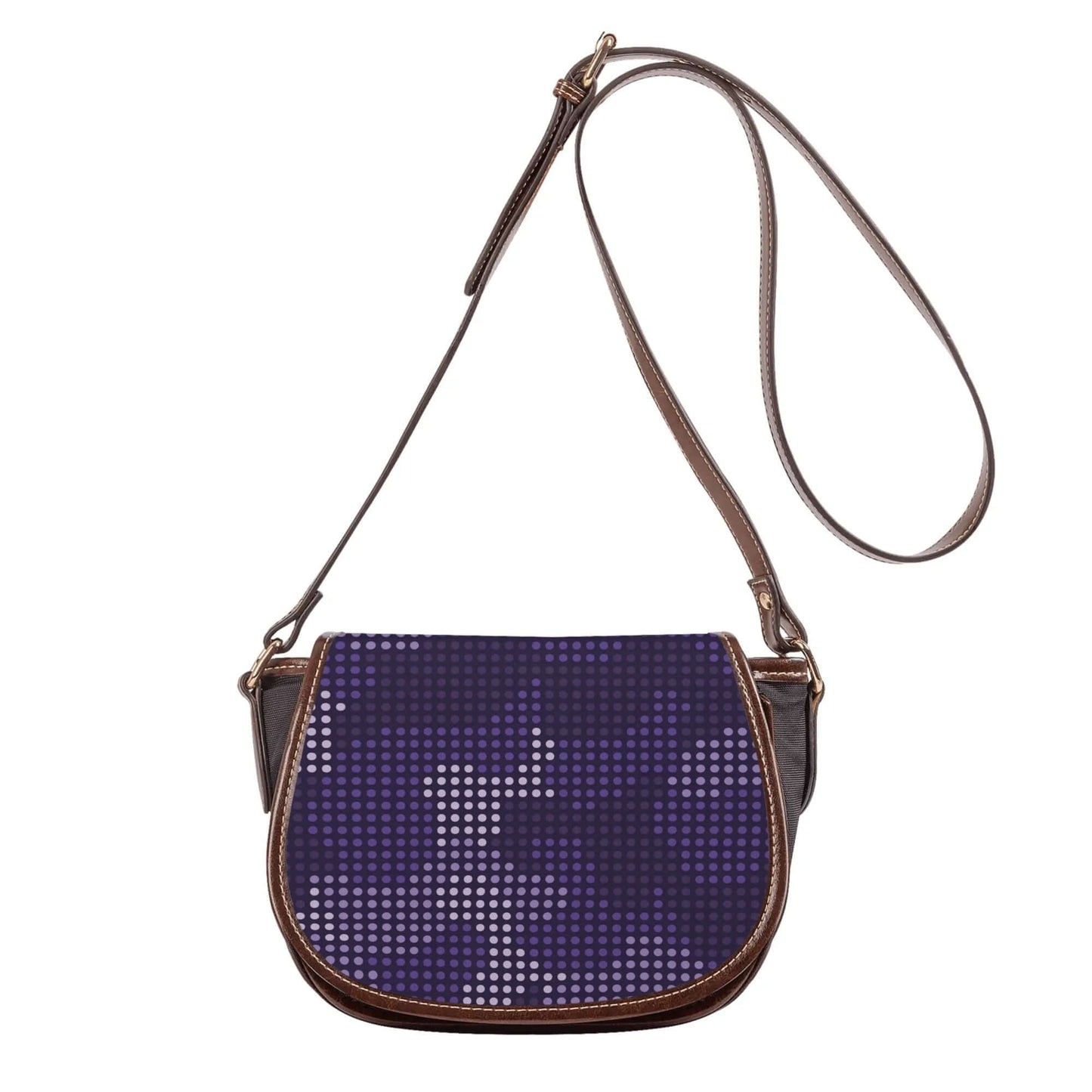 Saddle Bag | Blue LED Camouflage