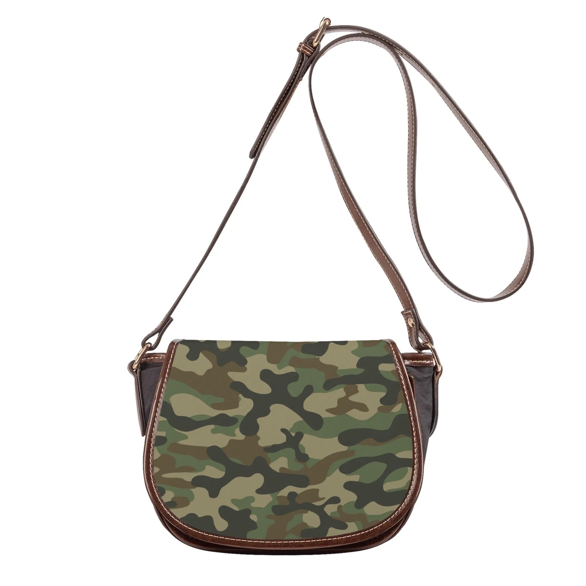 Saddle Bag | Military Brown Camouflage