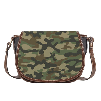 Saddle Bag | Military Brown Camouflage