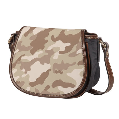 Saddle Bag | Desert Brown Camouflage