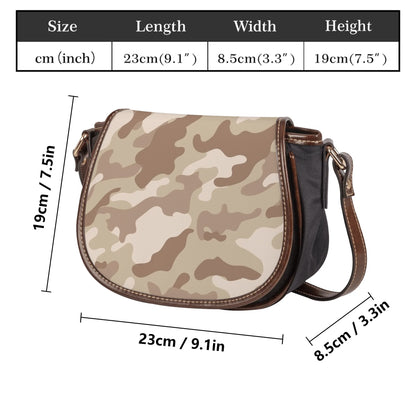 Saddle Bag | Desert Brown Camouflage