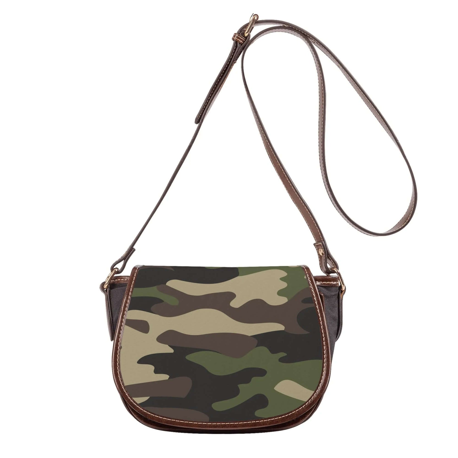 Saddle Bag | Classic Green Camouflage