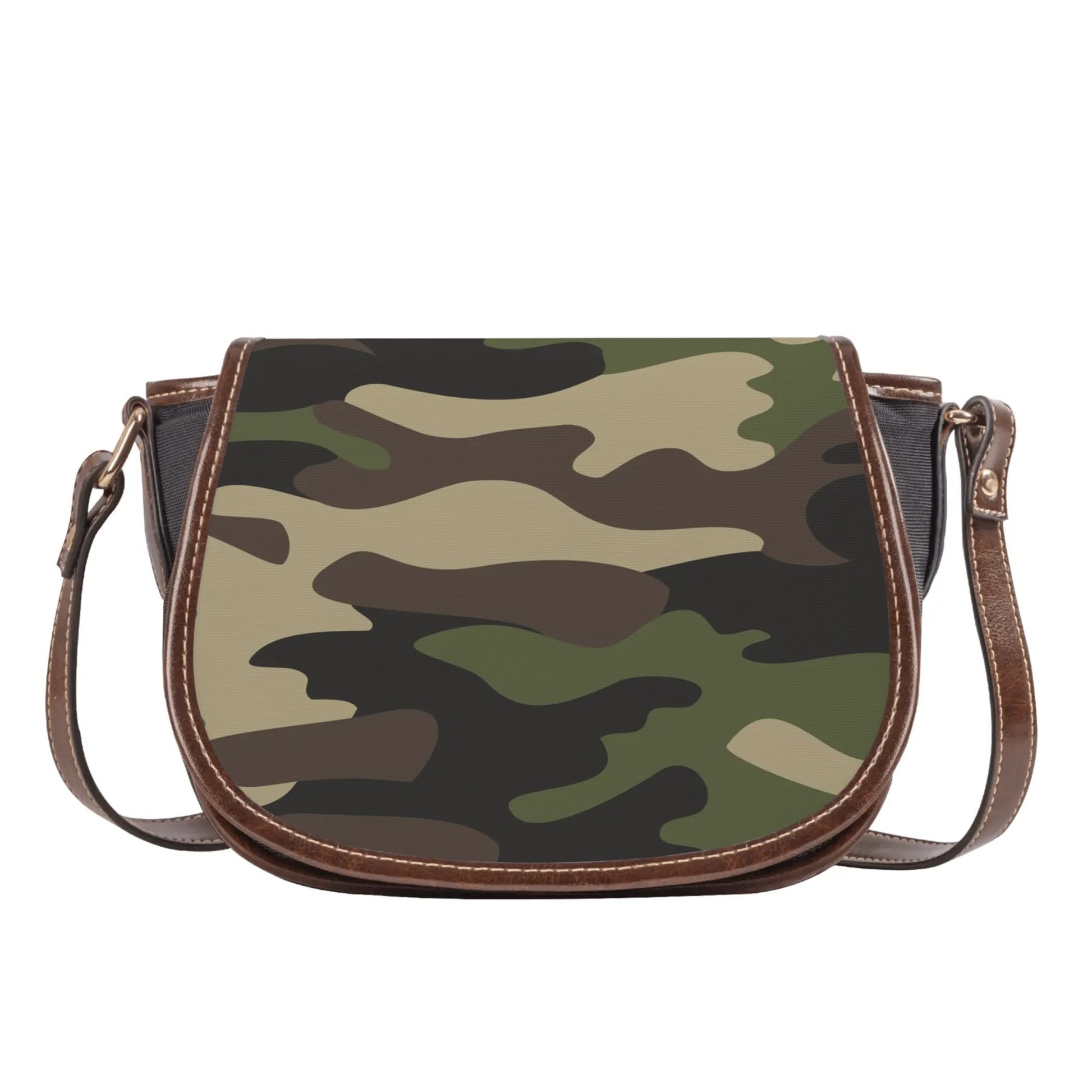 Saddle Bag | Classic Green Camouflage