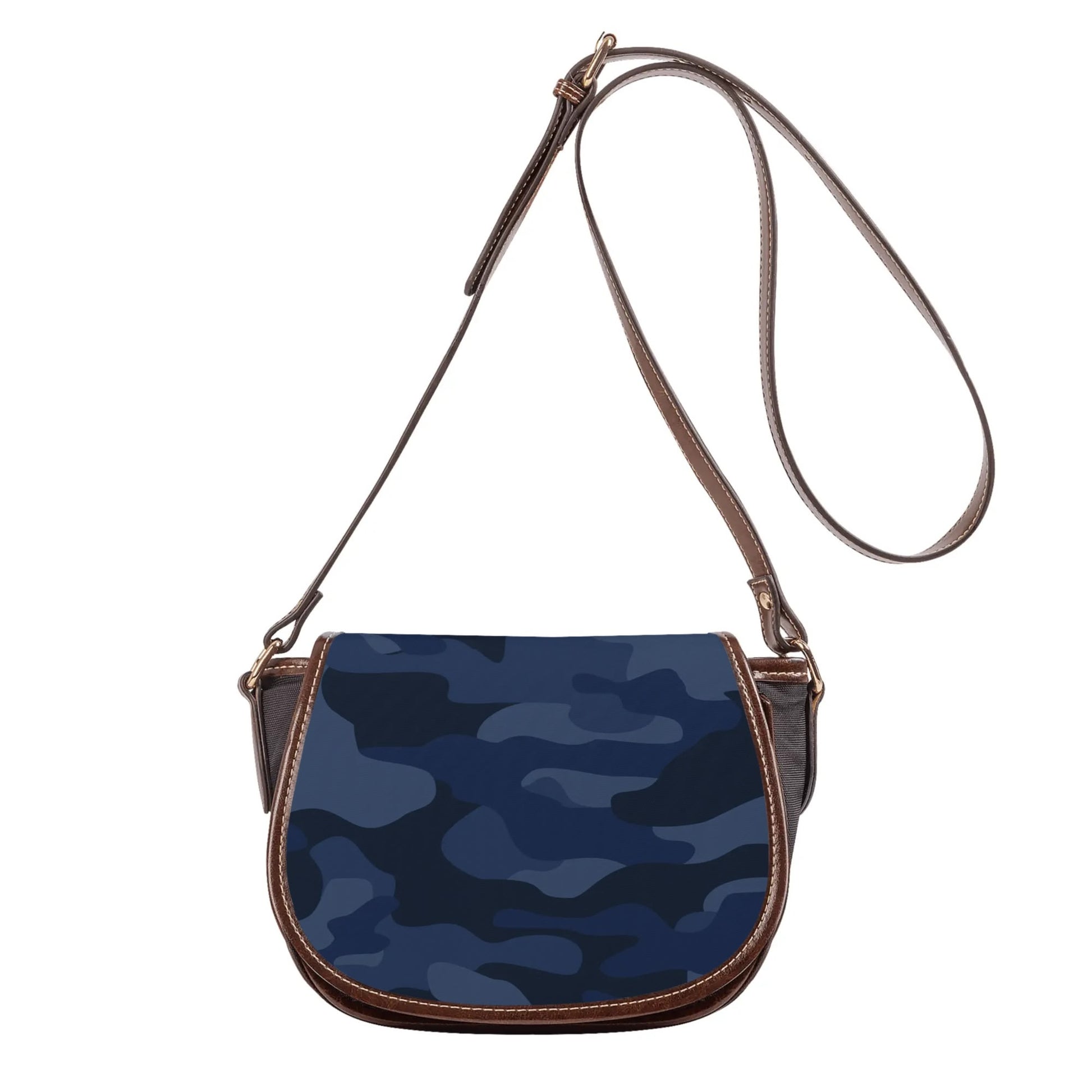 Saddle Bag | Deep Blue Camouflage