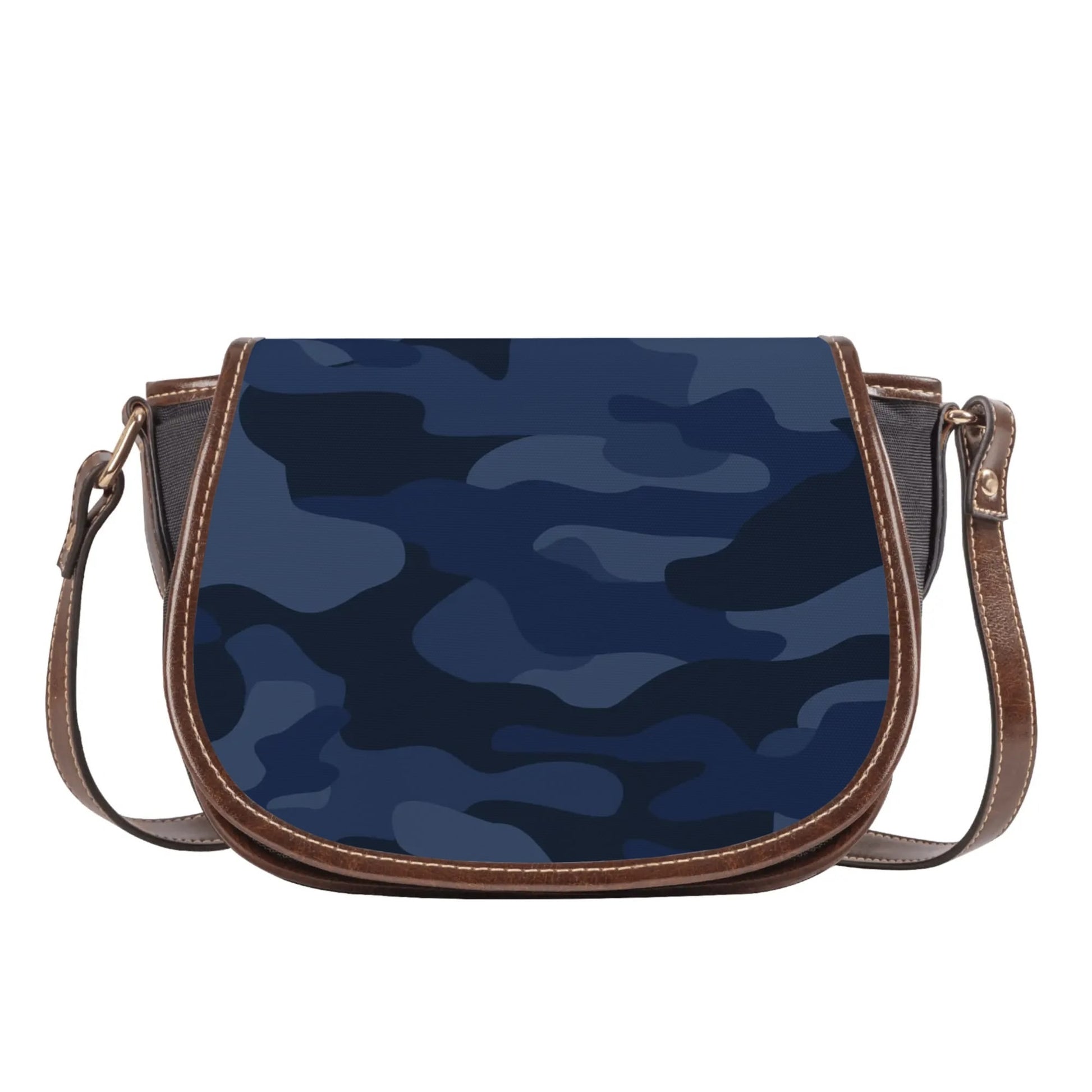 Saddle Bag | Deep Blue Camouflage