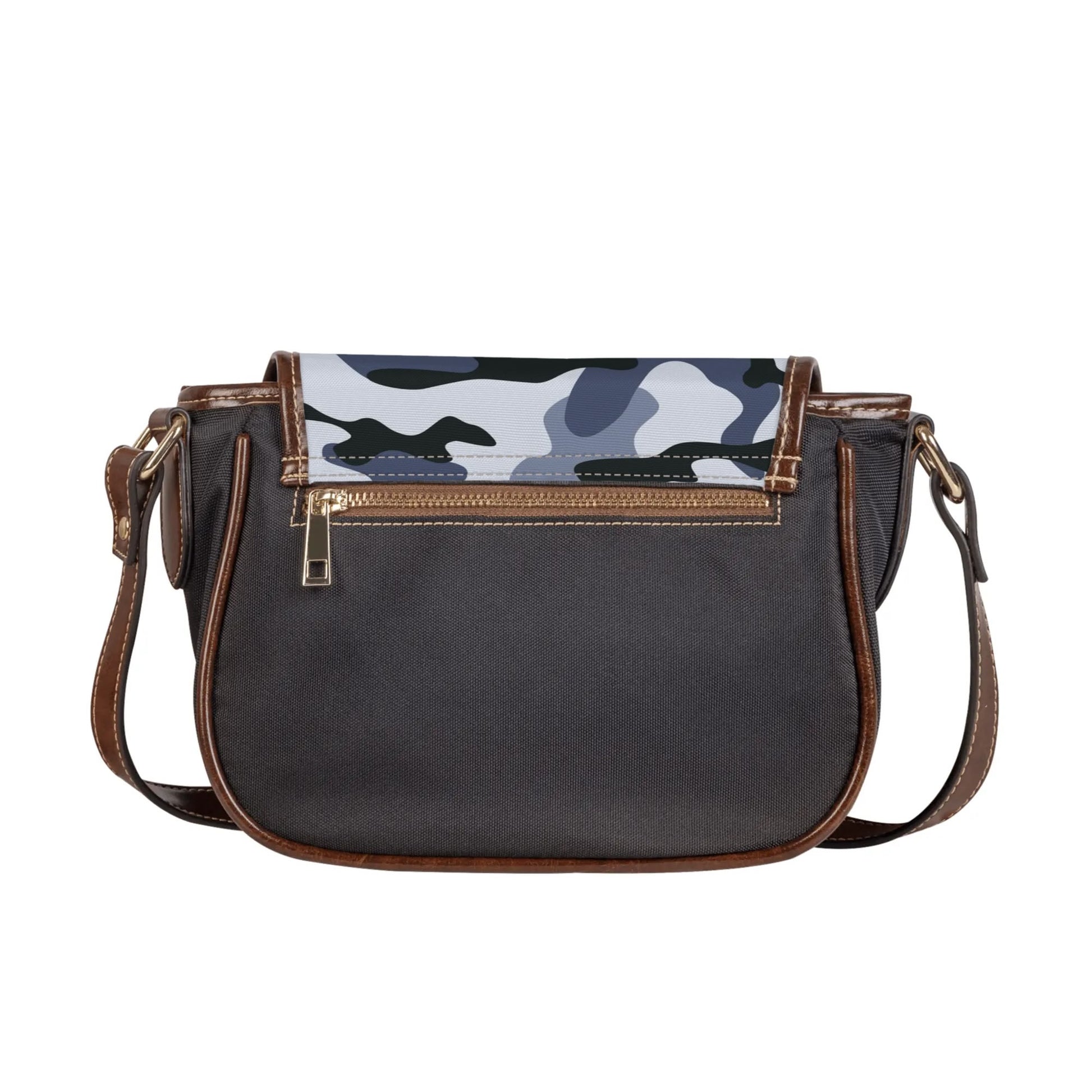 Saddle Bag | Light Blue Camouflage