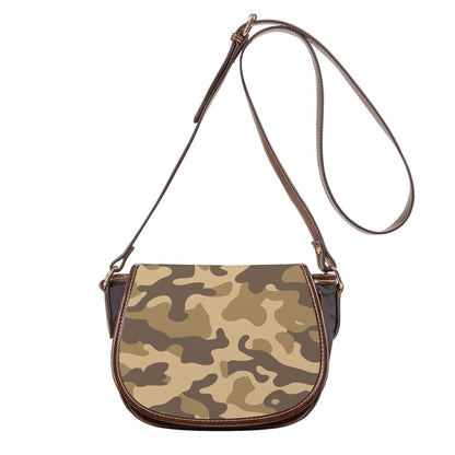 Saddle Bag | Khaki Camouflage