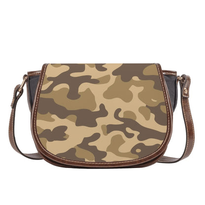 Saddle Bag | Khaki Camouflage