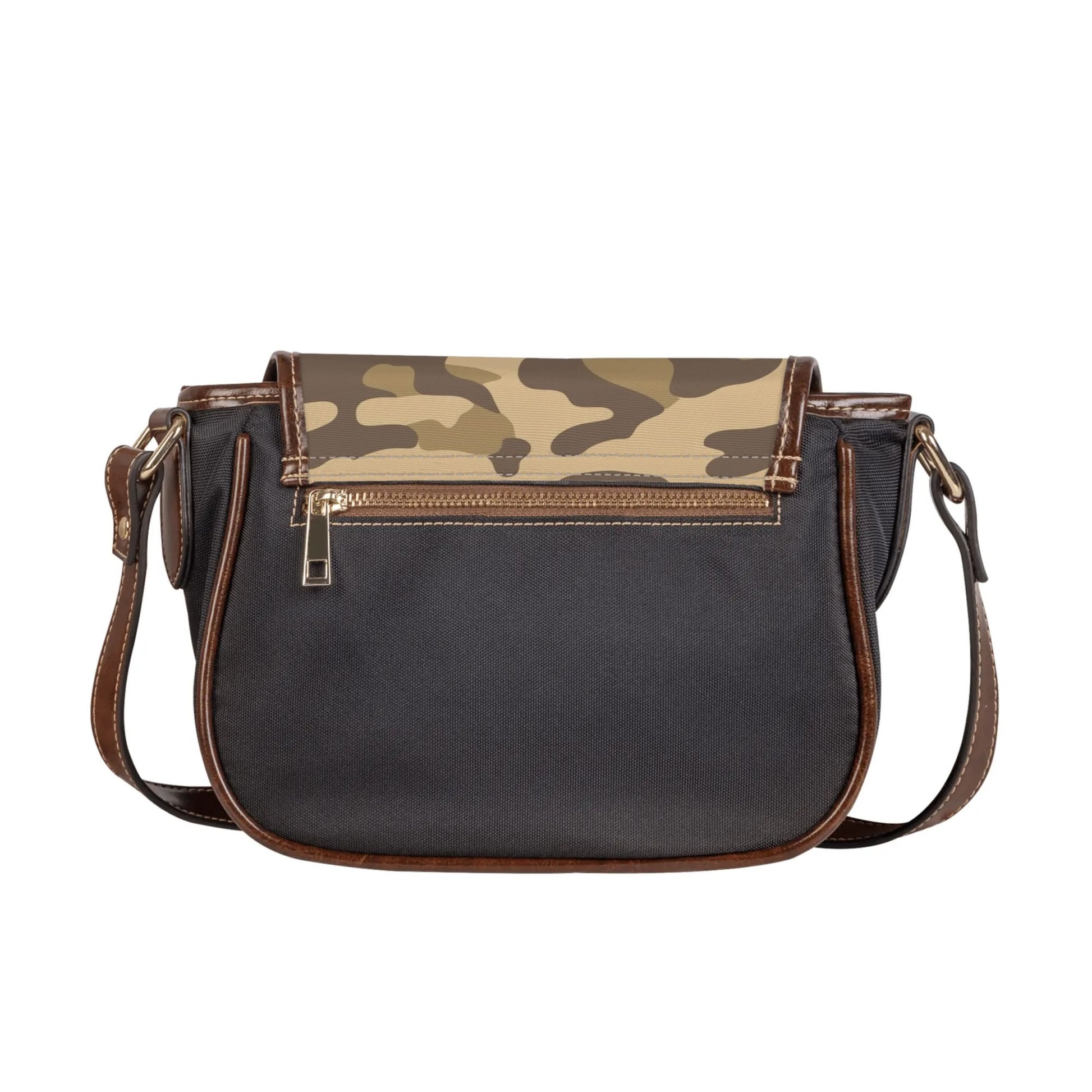 Saddle Bag | Khaki Camouflage