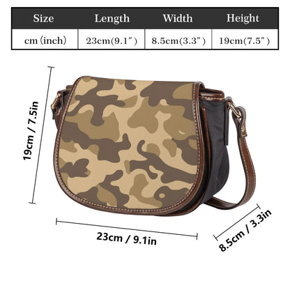 Saddle Bag | Khaki Camouflage