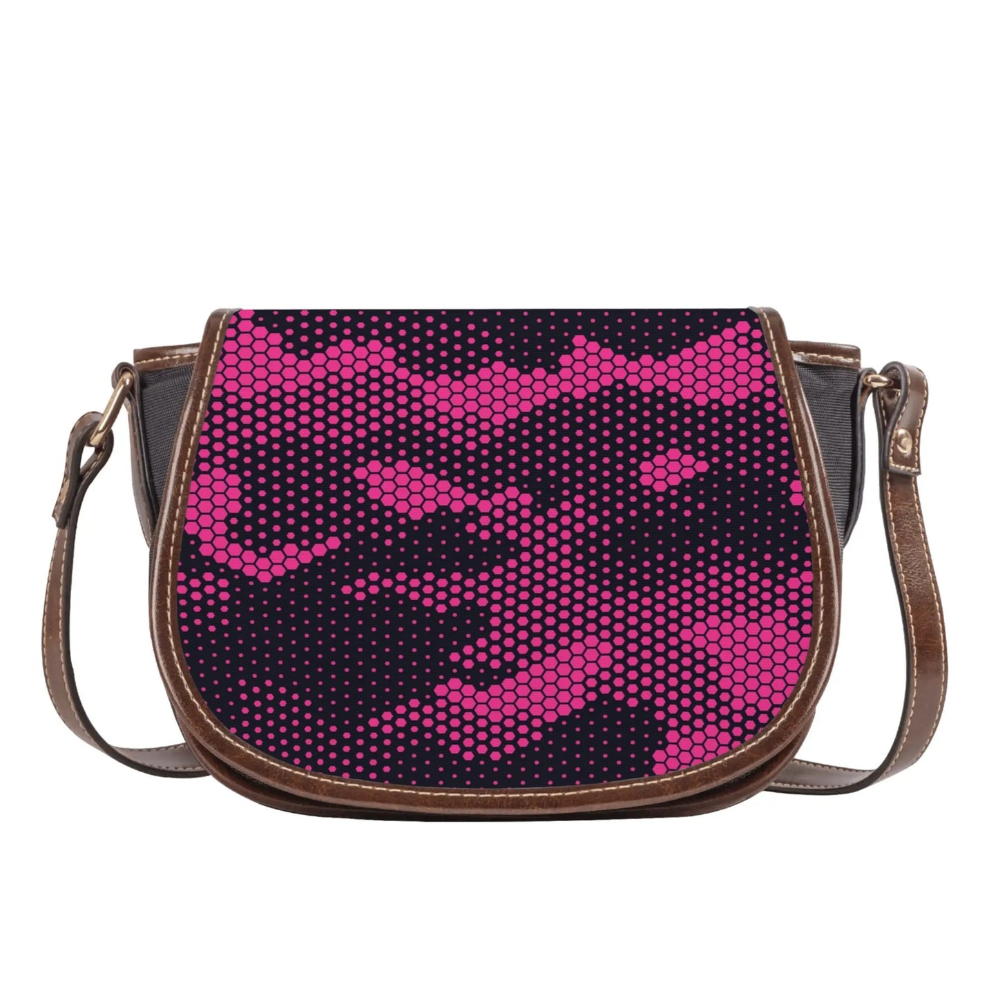 Saddle Bag | Digital Pink Camouflage