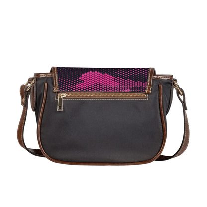 Saddle Bag | Digital Pink Camouflage