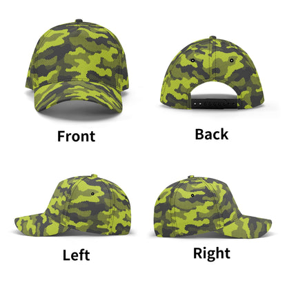 Green Camo Cap | Dotted Military Camouflage