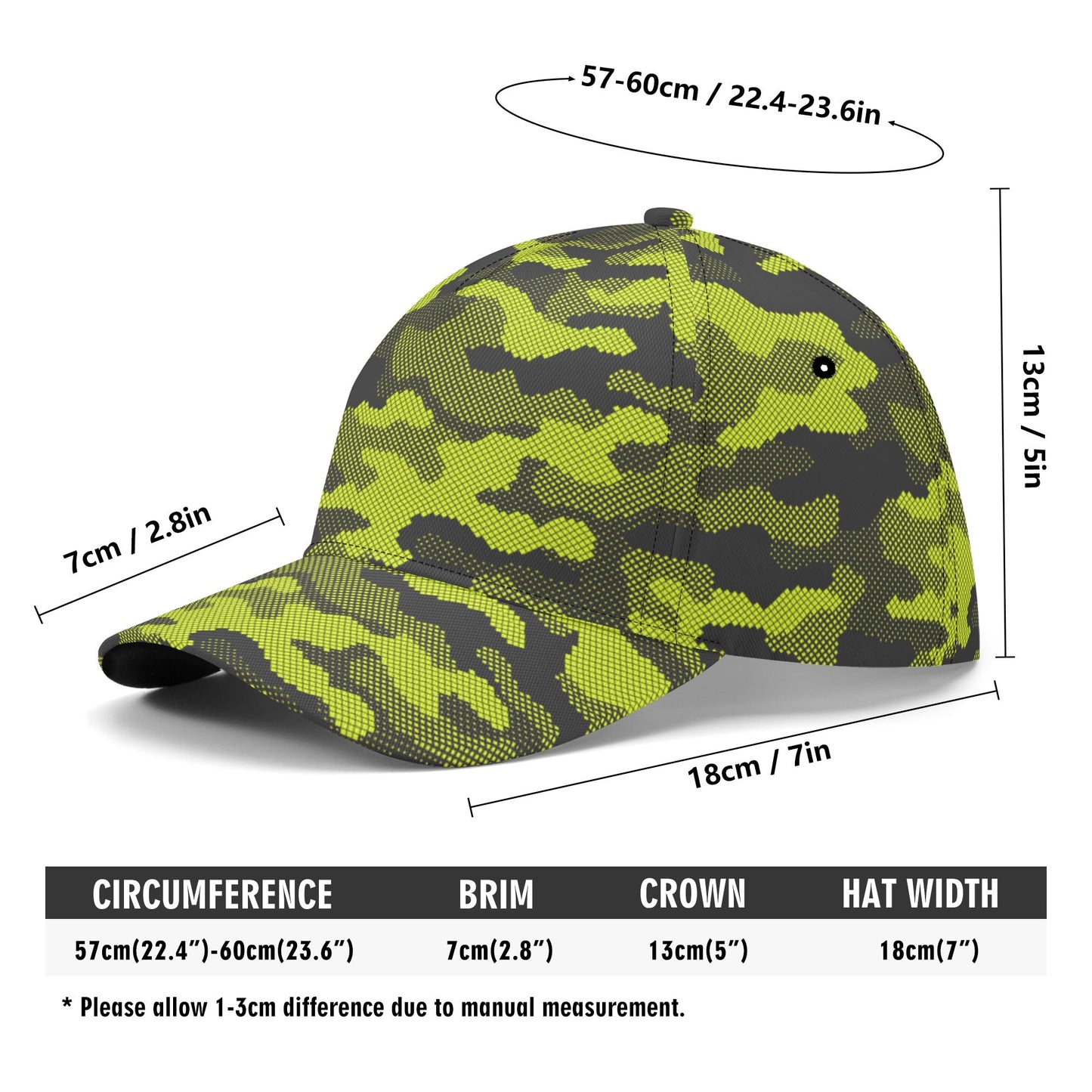 Green Camo Cap | Dotted Military Camouflage