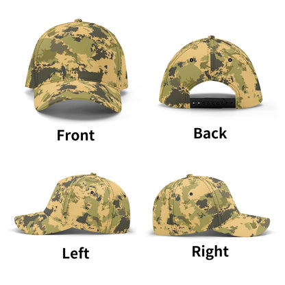 Desert Green Camo Cap | Watercolor Camouflage