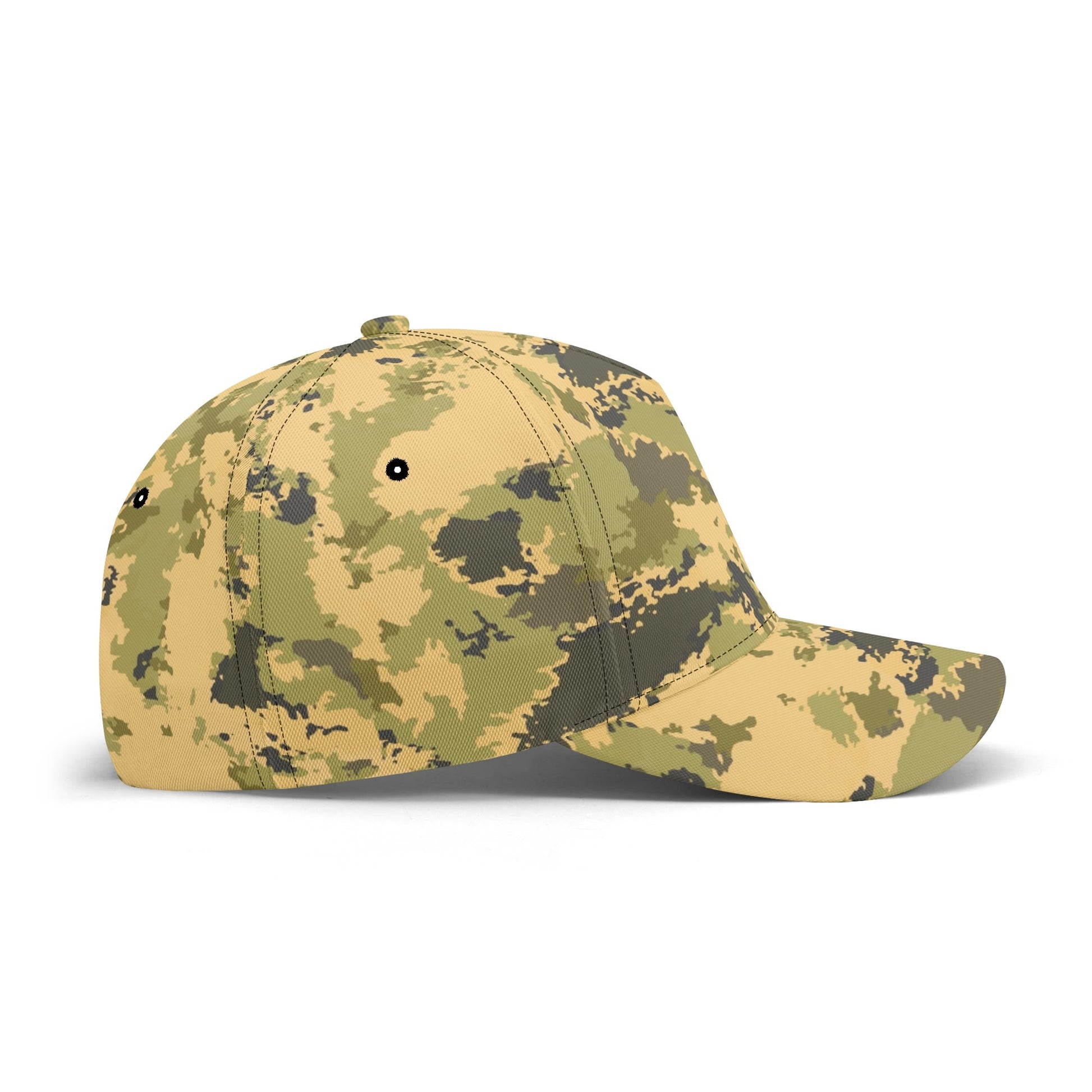 Desert Green Camo Cap | Watercolor Camouflage