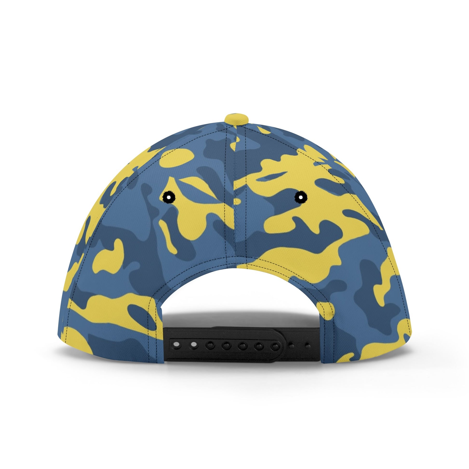 Blue and Yellow Camo Cap | Modern Army-Inspired Pattern