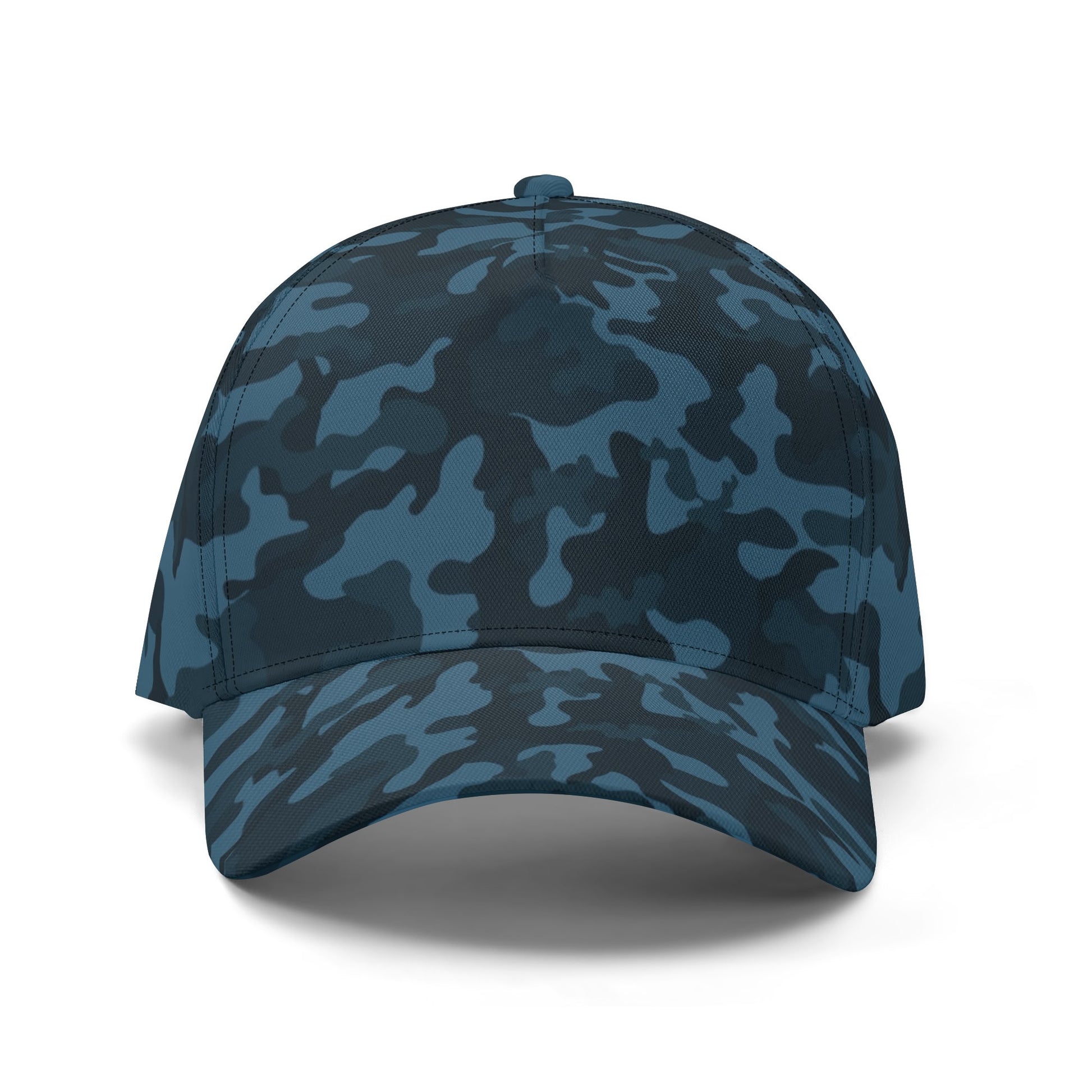 Dark Blue Camo Baseball Cap | Classic Military Design