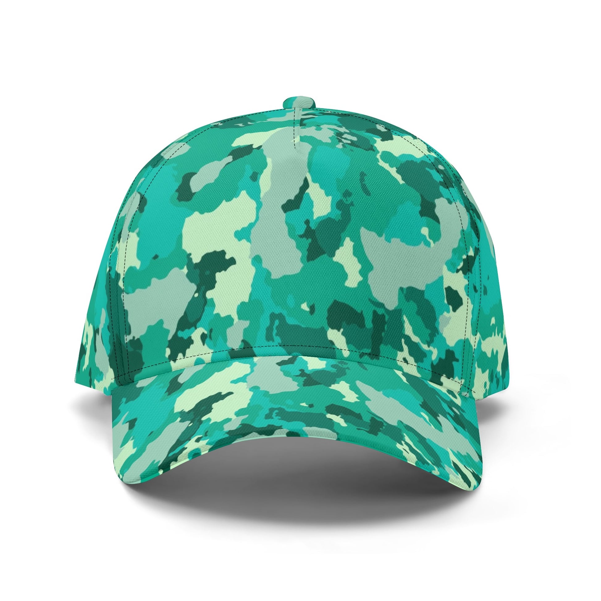 Cyan Green Camo Cap | Military Camouflage